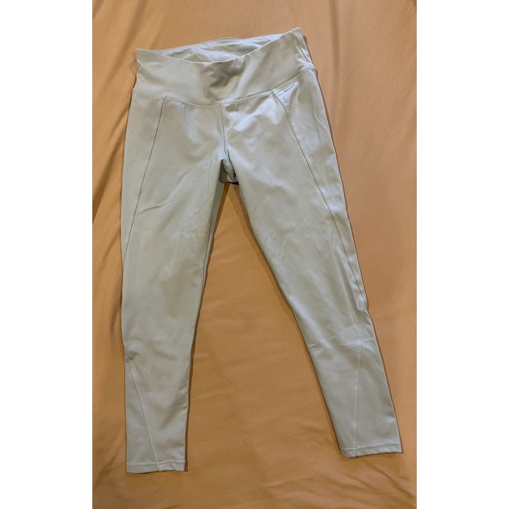Jockey Womens High Waisted Performance Leggings Light Blue Size Medium RN 50369